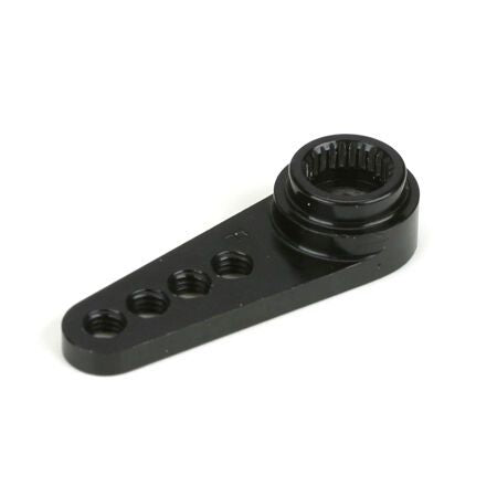 Dynamite 1/2 Machined Aluminum Servo Arm: 25T Fut Black