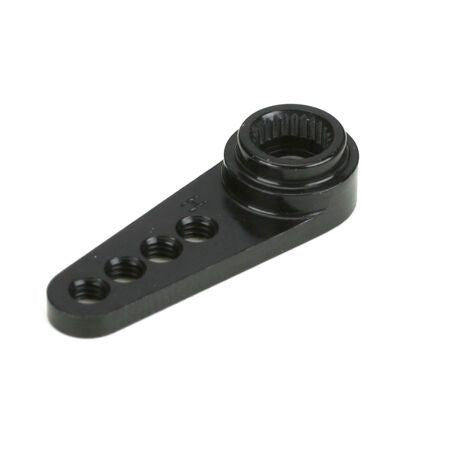 Dynamite 1/2 Machined Aluminum Servo Arm: 24T HRC Black