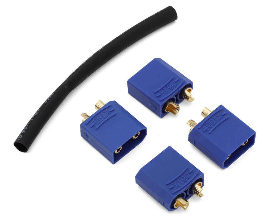 EcoPower 4.5mm "TruCurrent" XT90 Polarized Device Connectors (4 Male)