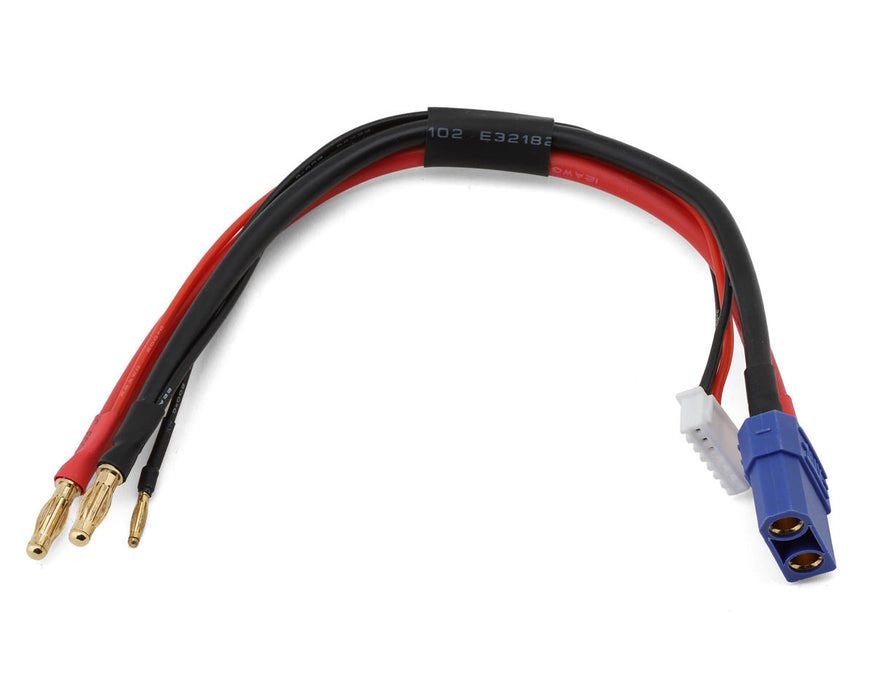 EcoPower 2S Charge/Balance Charge Lead Adapter (4mm Male Bullets to Female XT90)
