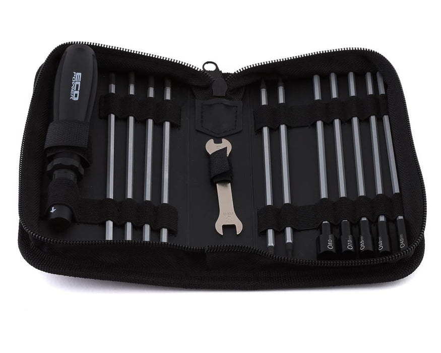EcoPower 19-Piece Metric RC Essential Tool Set w/Carrying Case