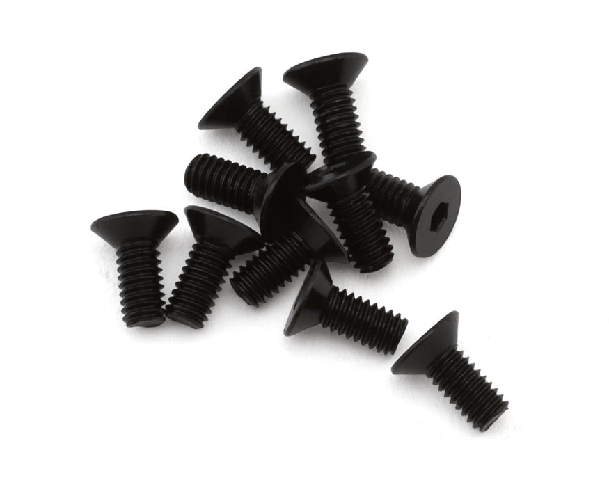 EcoPower 2.5mm "High Strength" Steel Flat Head Screws (10) (2.5x6mm)