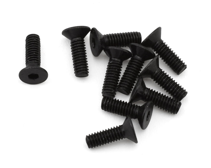 EcoPower 2.5mm "High Strength" Steel Flat Head Screws (10) (2.5x8mm)