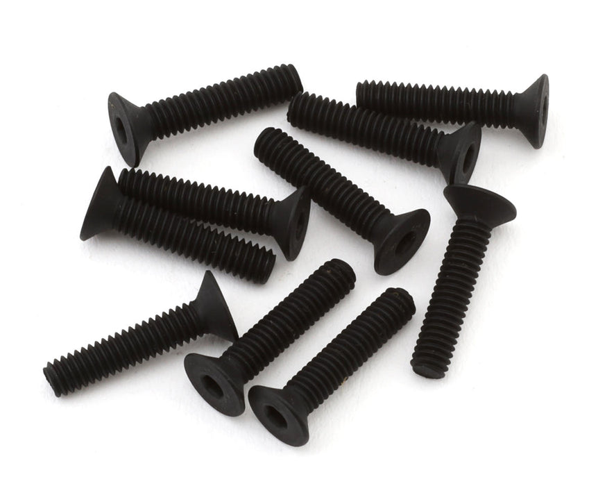 EcoPower 2.5mm "High Strength" Steel Flat Head Screws (10) (2.5x12mm)
