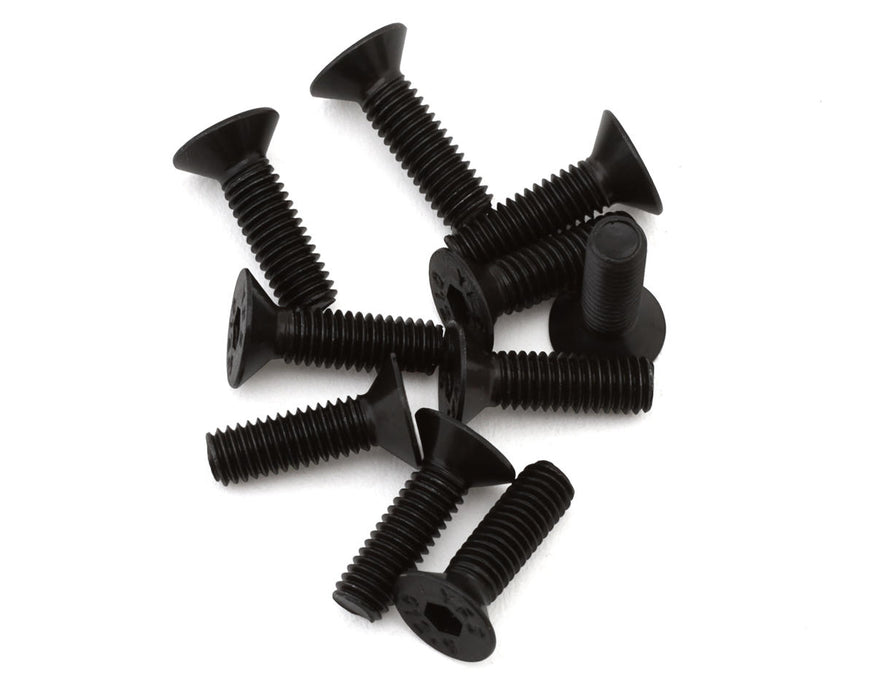 EcoPower 3mm "High Strength" Steel Flat Head Screws (10) (3x10mm)