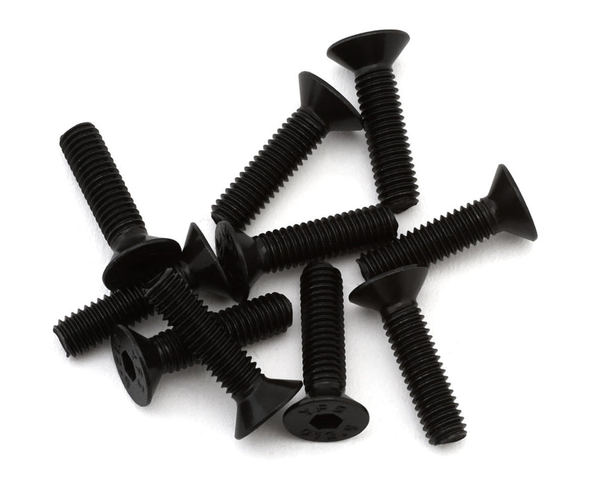 EcoPower 3mm "High Strength" Steel Flat Head Screws (10) (3x12mm)