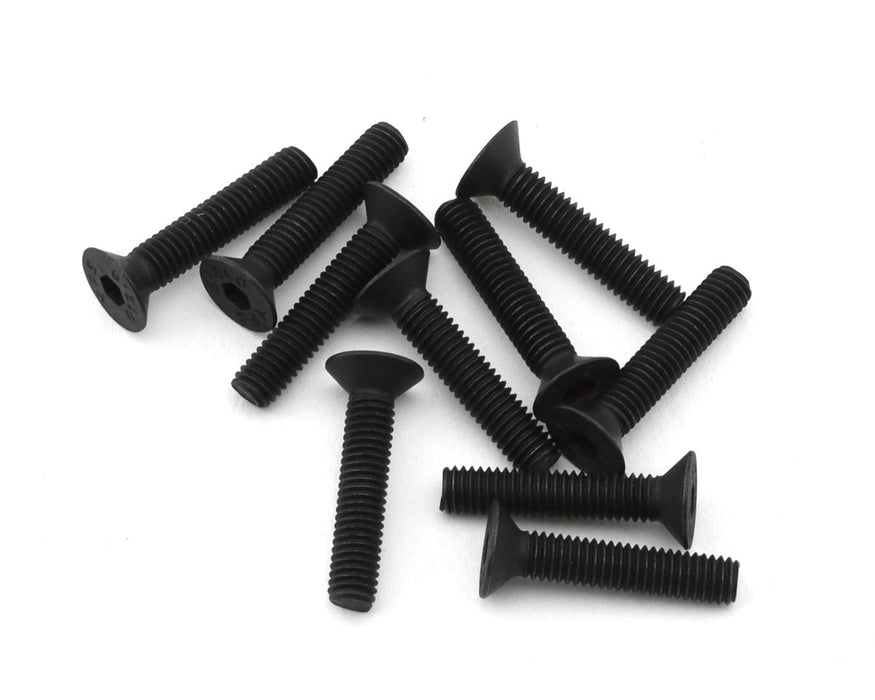 EcoPower 3mm "High Strength" Steel Flat Head Screws (10) (3x15mm)