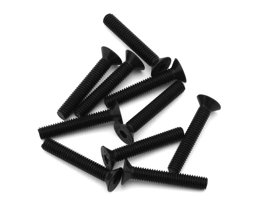 EcoPower 3mm "High Strength" Steel Flat Head Screws (10) (3x18mm)