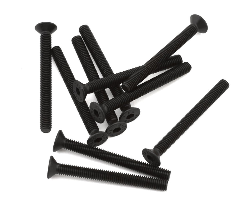 EcoPower 3mm "High Strength" Steel Flat Head Screws (10) (3x30mm)