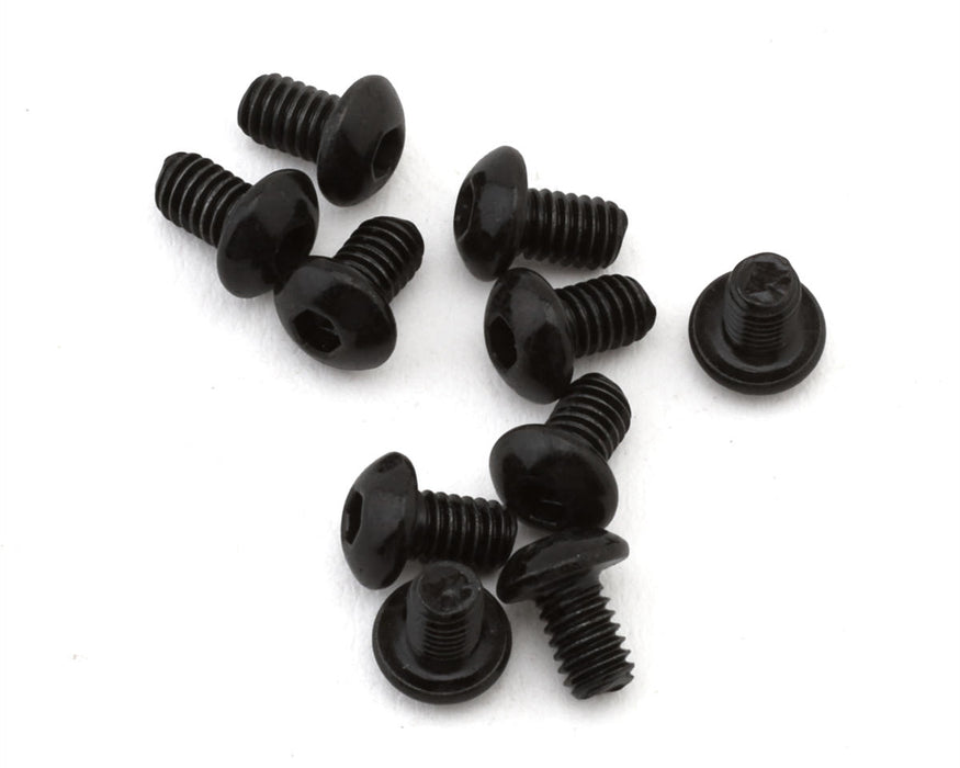 EcoPower 2.5mm "High Strength" Steel Button Head Screws (10) (2.5x4mm)