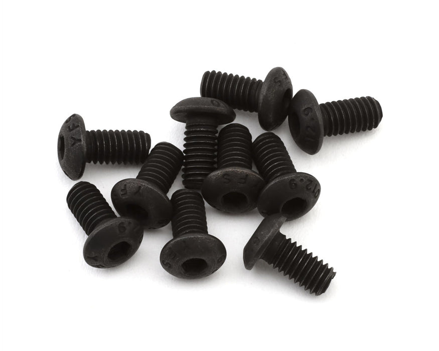 EcoPower 4mm "High Strength" Steel Button Head Screws (10) (4x8mm)
