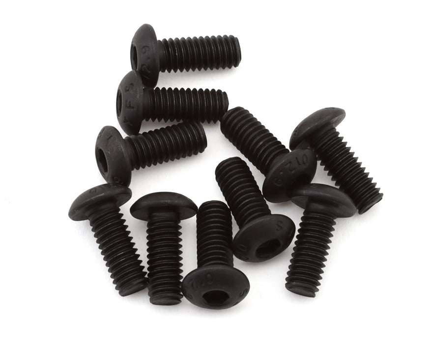 EcoPower 4mm "High Strength" Steel Button Head Screws (10) (4x10mm)