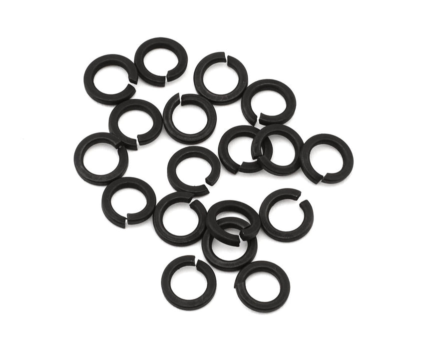 EcoPower 4mm "High Strength" Steel Lock Washers (Black) (20)