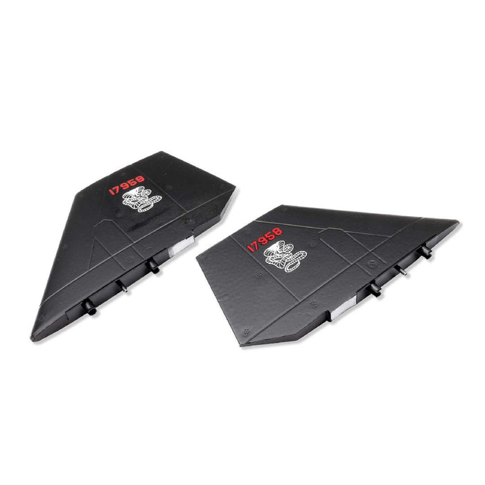 E-Flite Fin Set; Black: SR-71 Twin 40mm  EDF