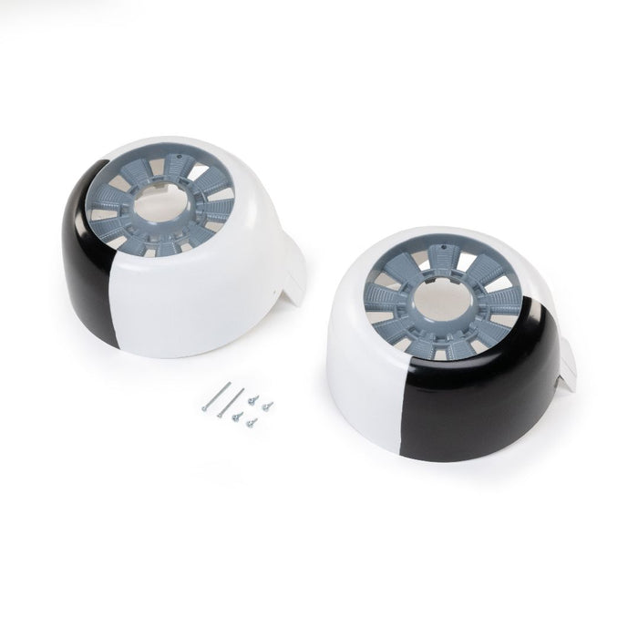 E-Flite Left and Right Cowling Set (White): C-45 Expeditor