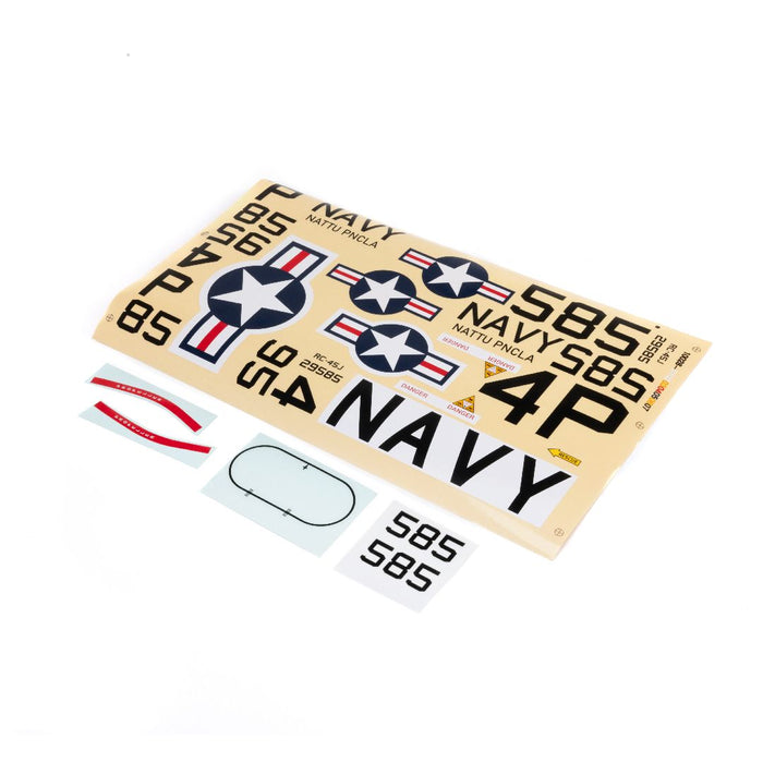 E-Flite Decal Sheet (Navy): -45 Expeditor