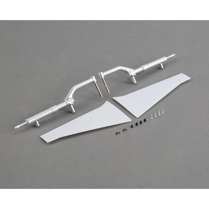 E-Flite Landing Gear, Struts, & Door Set: P-51D 1.2m-