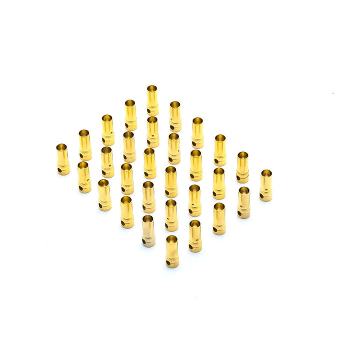 E-Flite Gold Bullet Connector, Female, 3.5mm (30)
