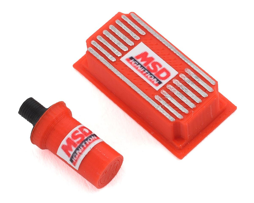 Exclusive RC Scale Ignition Box & Blaster Coil (Red)