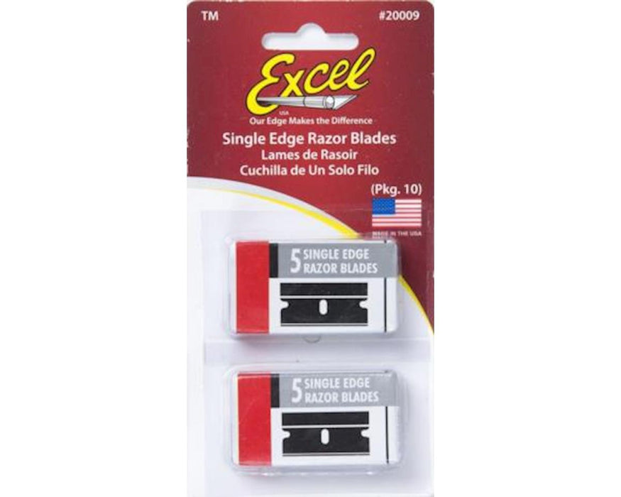 Excel Single Edge Utility Razor Blades (10)