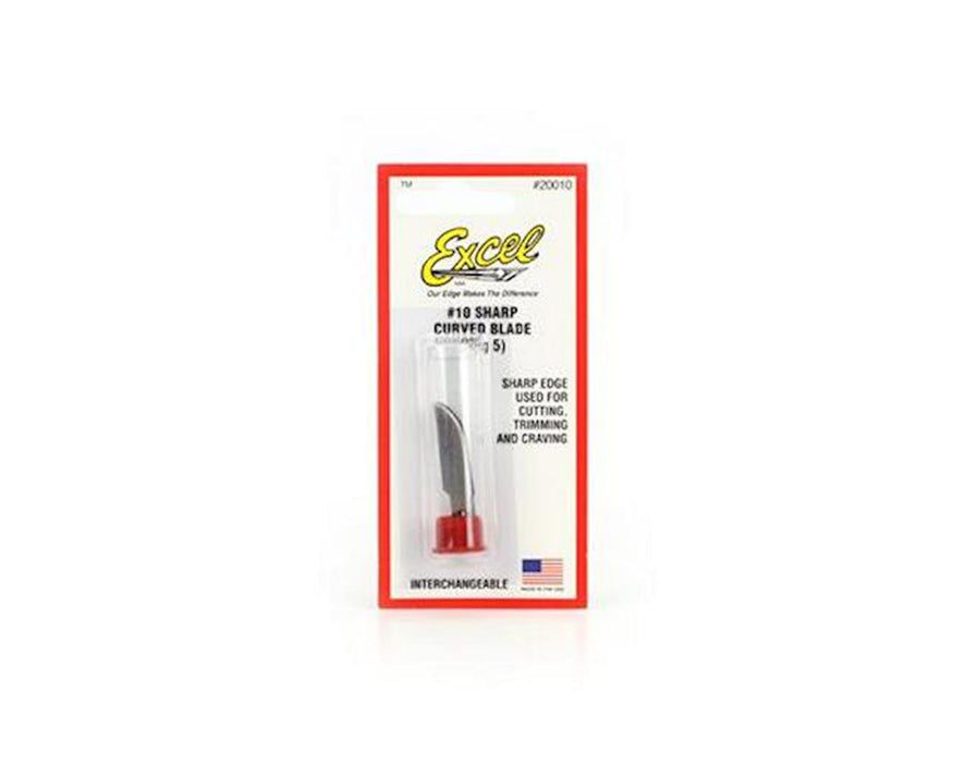Excel #10 Sharp Curved Edge Replacement Blades (5)