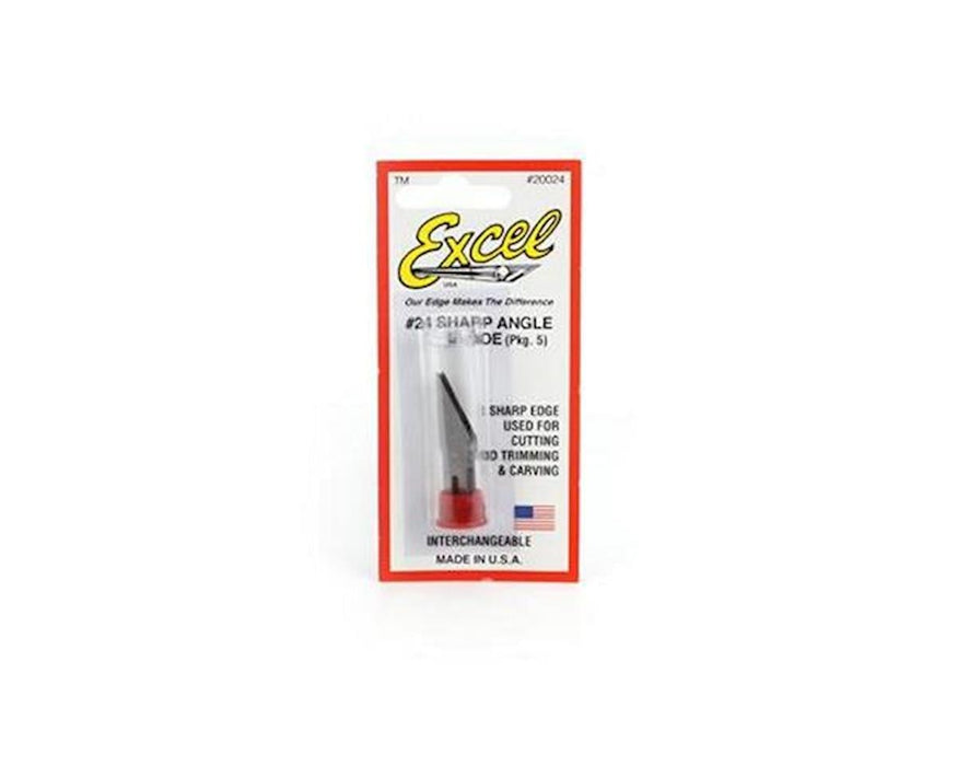 Excel #24 Sharp Angled Deburring Replacement Blades (5)