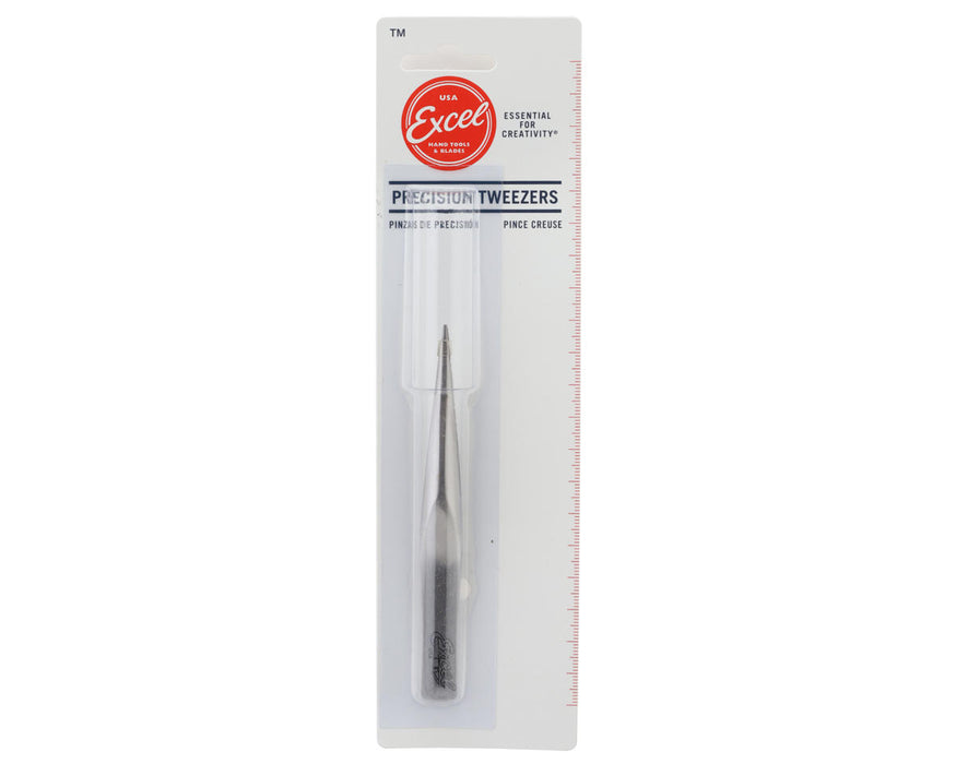 Excel 4.75" Stainless Steel Hollow Body Tweezers