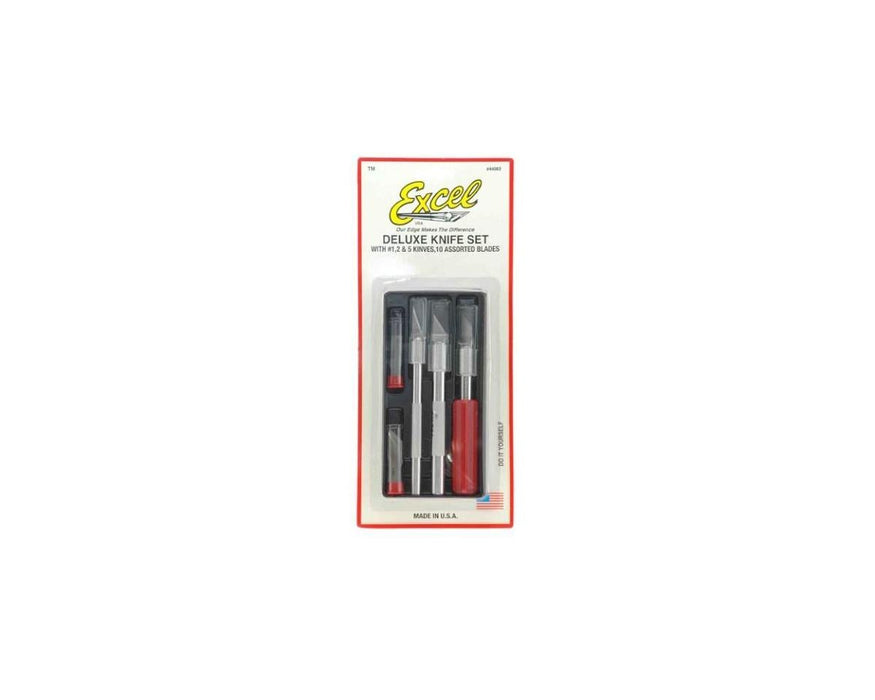 Excel Hobby Knife Set Plastic Tray
