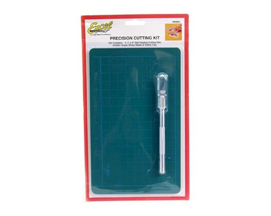 Excel Mini Self Healing Mat w/K1 Knife & #11 Blade (Mat Color Chosen at Random)