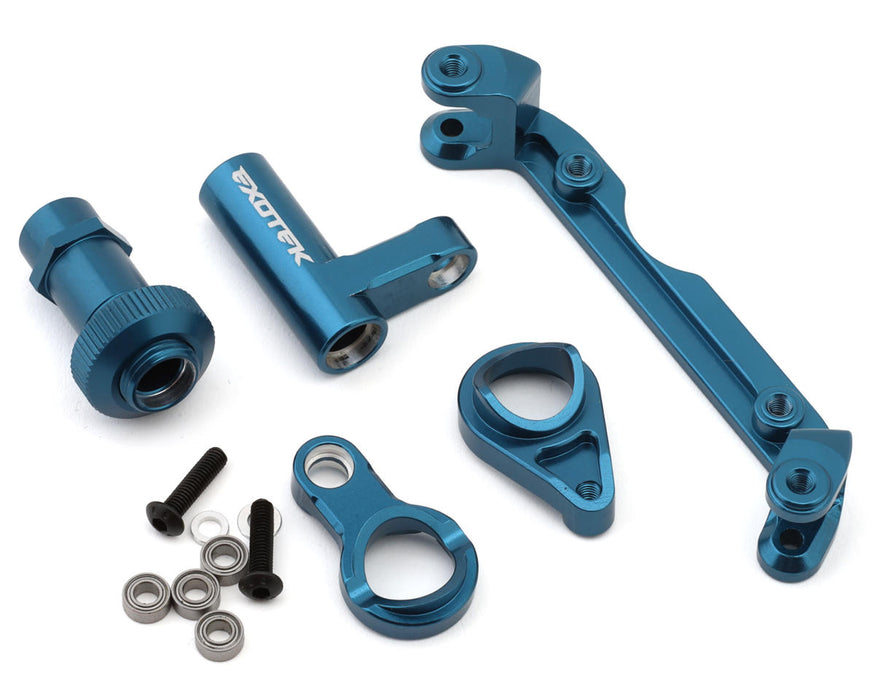 Exotek Team Associated Rival MT8 Aluminum HD Steering Bellcrank Set