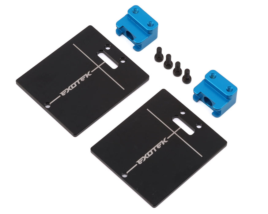Exotek F1 Ultra Caster Digital Gauge Mounting Plates Set