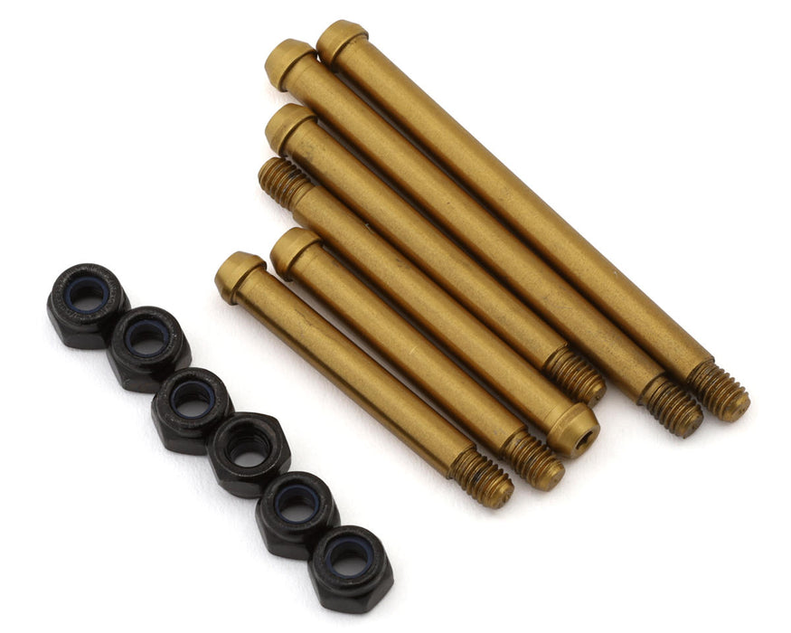 Exotek Team Associated RC10 Bolted Nitride Front Hinge Pins Set