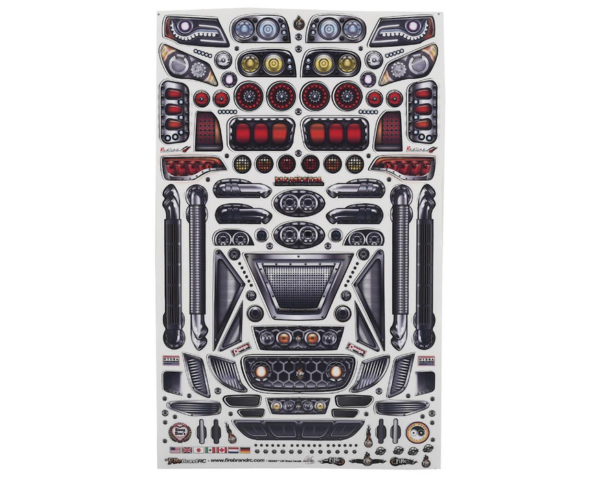Firebrand RC Remix Off-Road Decal Sheet (8.5x14")