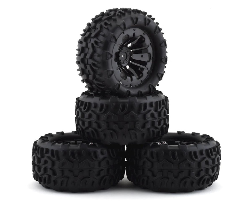 Firebrand RC Terrafire MTX Pre-Mounted Off Road Tires (4) (Black)