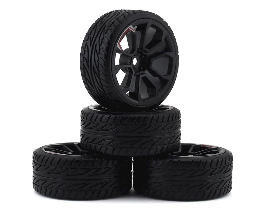 Firebrand RC Supernova DTR3 2.2 Pre-Mounted On-Road Tires (4) (Black)