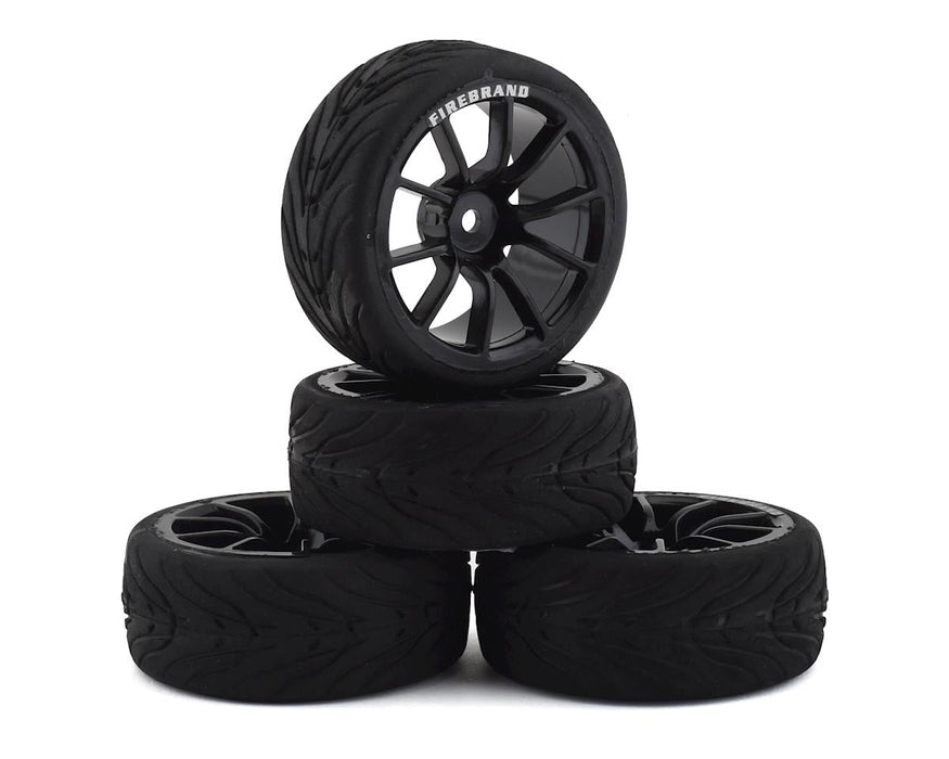 Firebrand RC Turbine RT3 Pre-Mounted On-Road Tires (4) (Black)