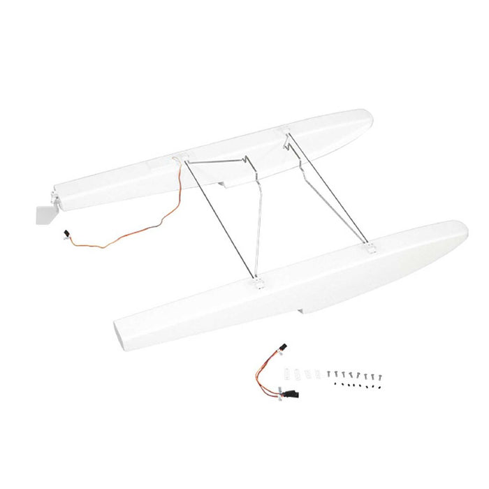 FMS Float Set: PA-18 Super Cub 1700mm w/Steering Servo