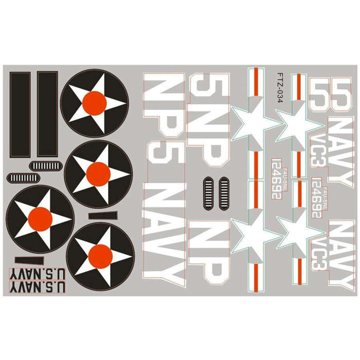 FMS Decal Sheet, Red: T-28 800mm