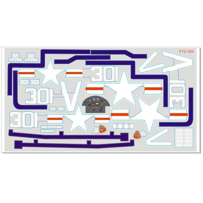 FMS Decal Sheet: F4U V2 800mm,