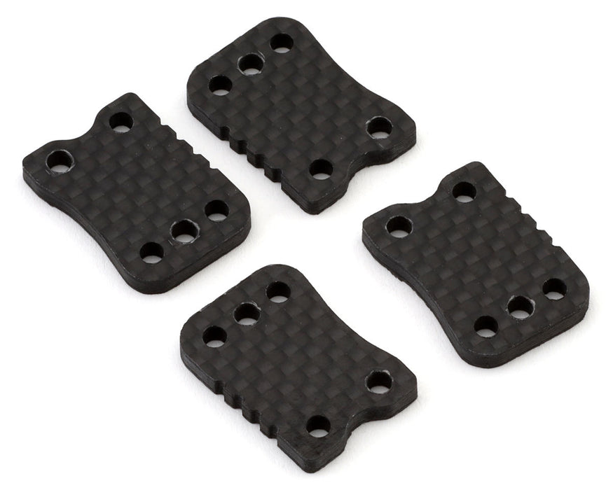 Flash Point Mugen Seiki MBX8R/MBX8TR Graphite Rear Camber Link Plates (4)