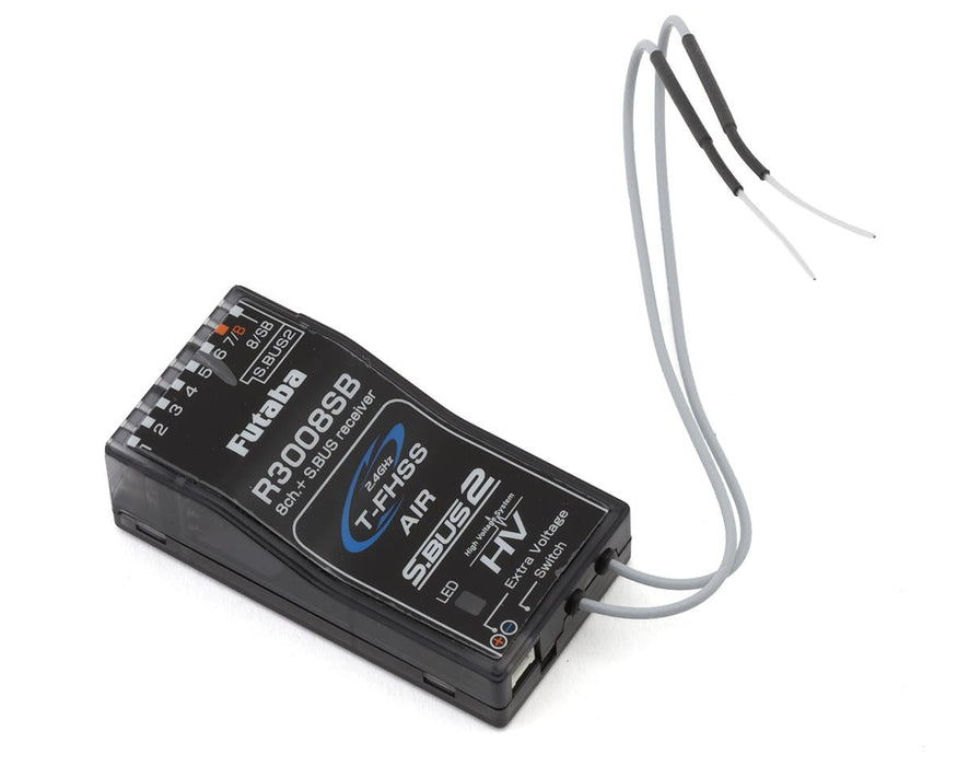 Futaba R3008SB 2.4GHz T-FHSS 8/32-Channel S.BUS2 HV Telemetry Receiver