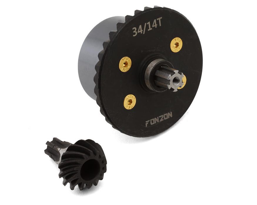 Fonzon Arrma 1/10 4x4 7075-T6 Aluminum Assembled Front/Rear Differential Set