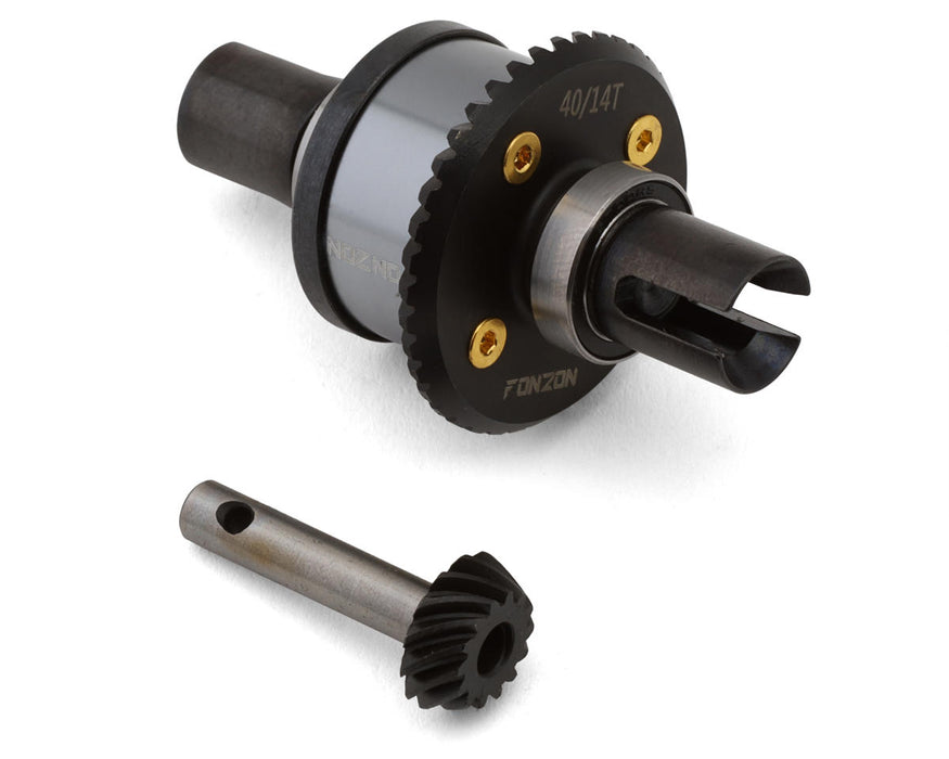 Fonzon Losi Baja Ray 7075-T6 Aluminum Assembled Front Differential & Pinion Set