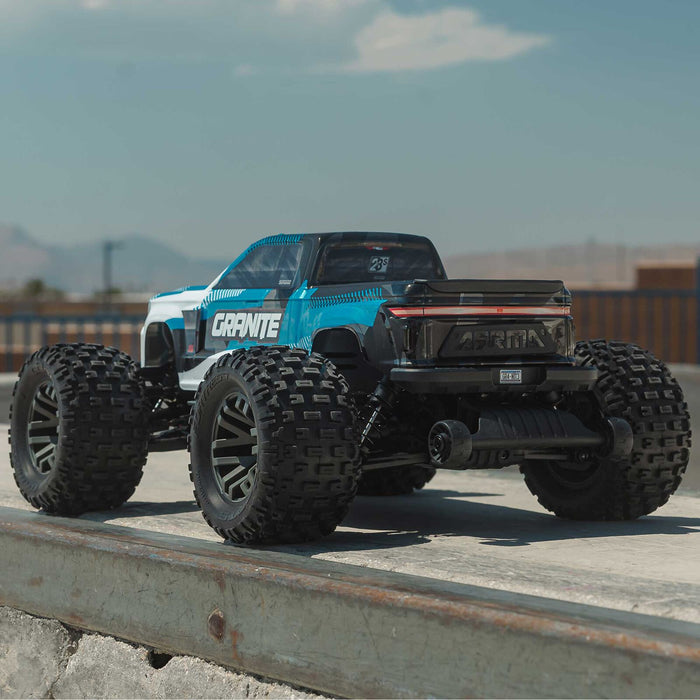 1/10 GRANITE 4X4 223S BLX BRUSHLESS MONSTER TRUCK RTR WITH DSC, BLUE