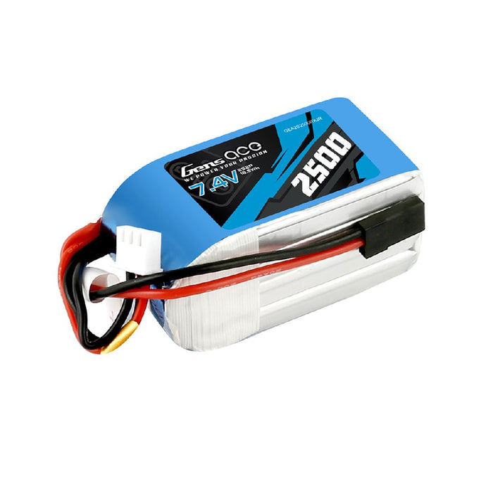 Gens Ace RX 2500mAh 2S2P 7.4V LiPo JR-3P Plug Soft Case