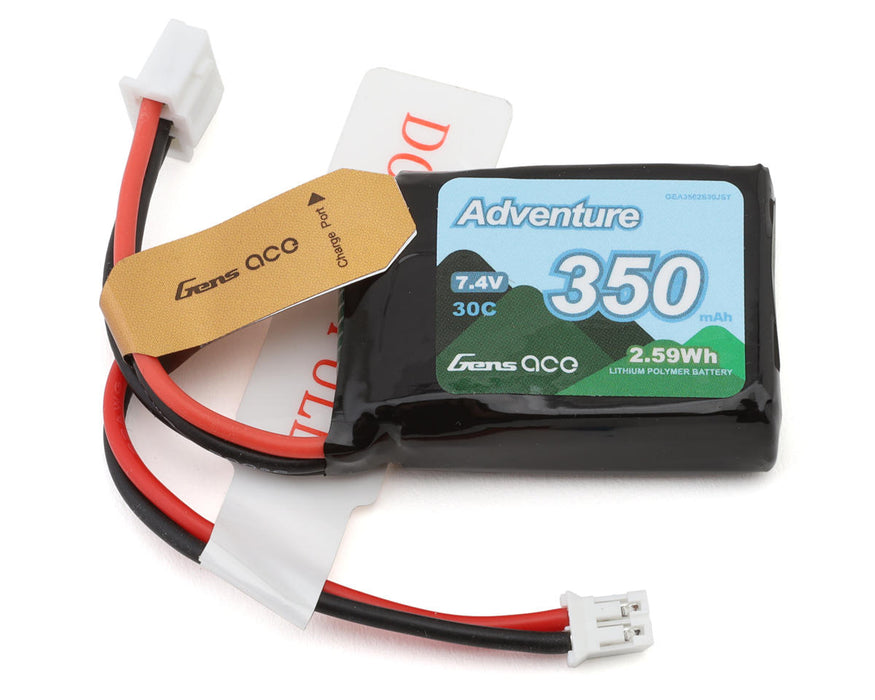 Gens Ace 2S 30C Adventure LiPo Battery (7.4V/350mAh)