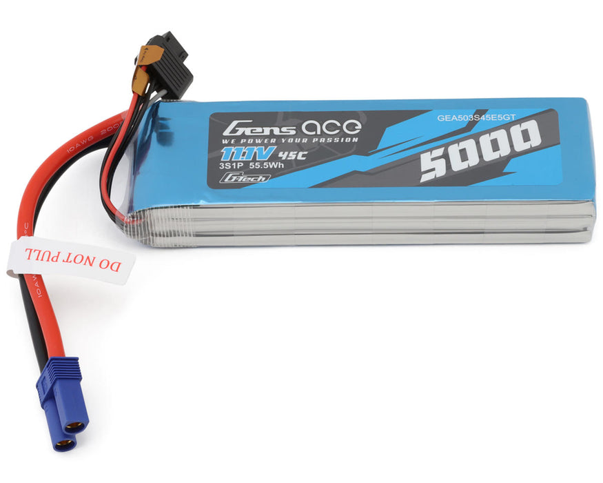 Gens Ace 3S 45C G-Tech Smart LiPo Battery (11.1V/5000mAh)