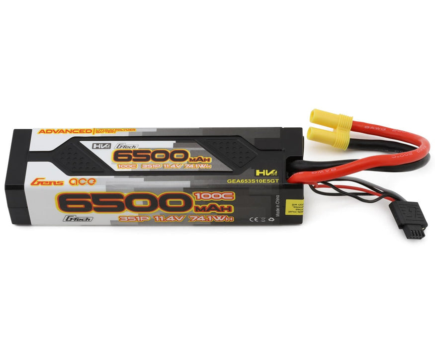 Gens Ace 3S 100C G-Tech Advanced Smart LiHV Hardcase Battery (11.4V/6500mAh)