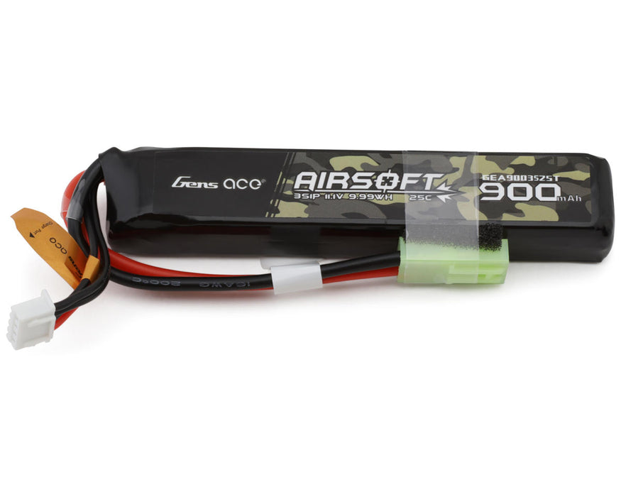 Gens Ace 3S 25C Airsoft LiPo Battery (11.1V/900mAh)