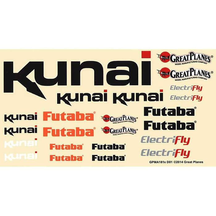 GPM Decals Kunai EP ARF/Rx-R